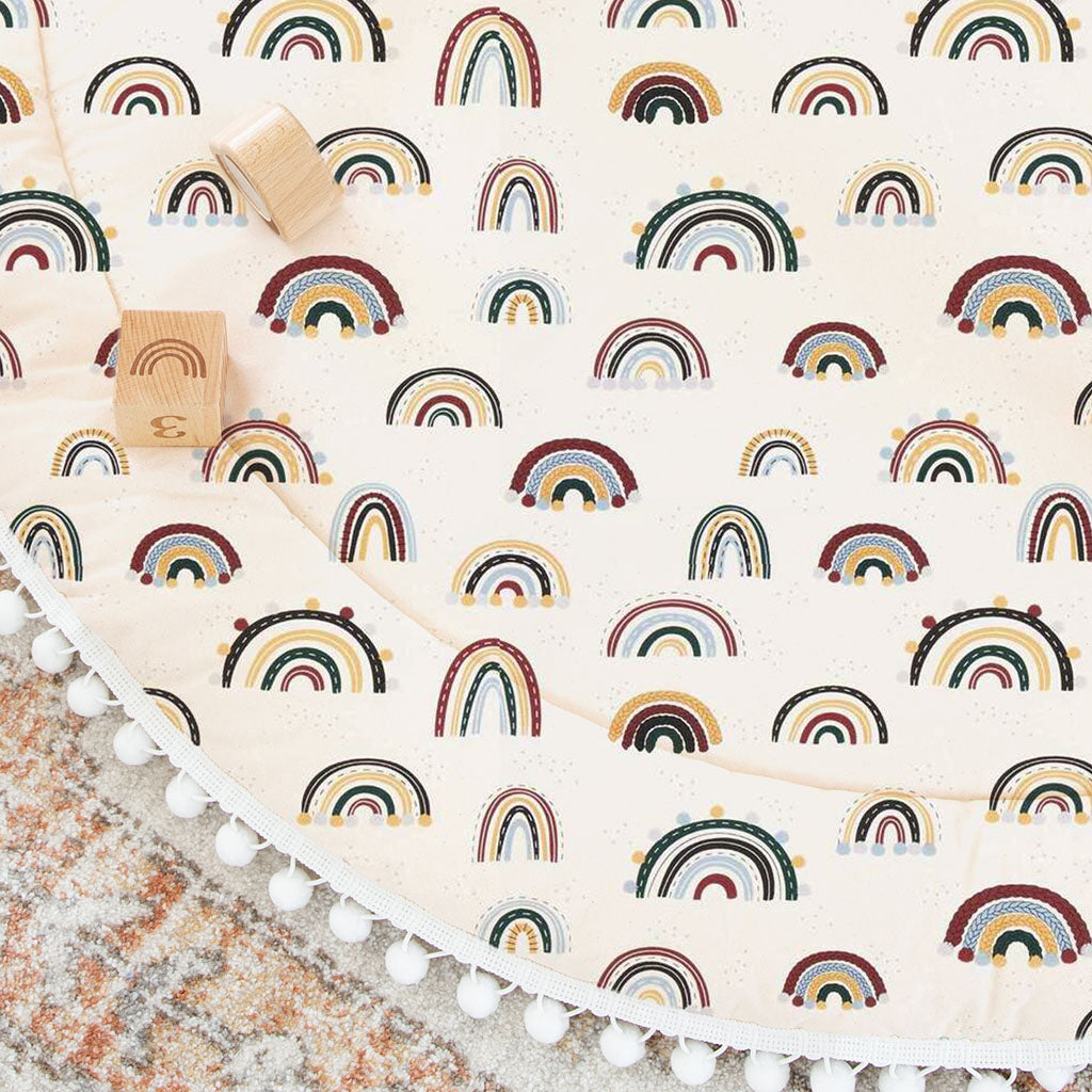 Baby Play Mat - Rainbows