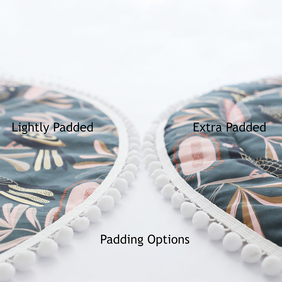 Play mat padding options